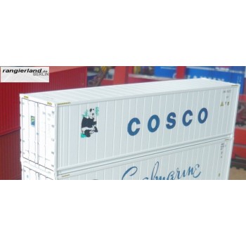 C-RAIL 40ft Kühlcontainer Container Reefer COSCO H0 - LAGERWARE